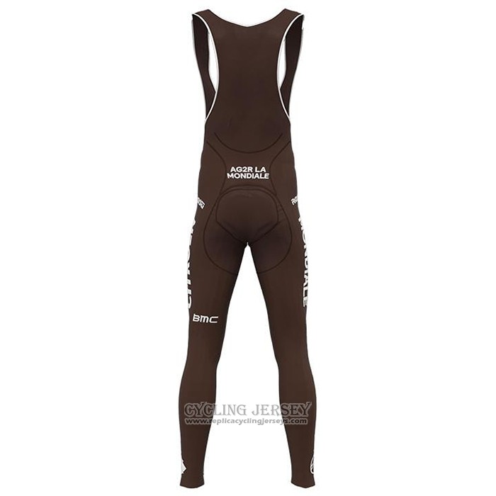 2021 Cycling Jersey Ag2r La Mondiale White Long Sleeve And Bib Tight